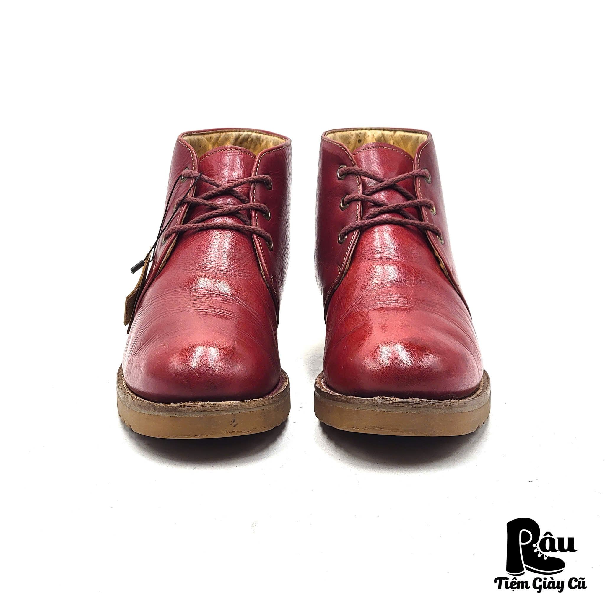  |SIZE 39| SAX VINTAGE RED CHUKKA BOOT Z39-8124 