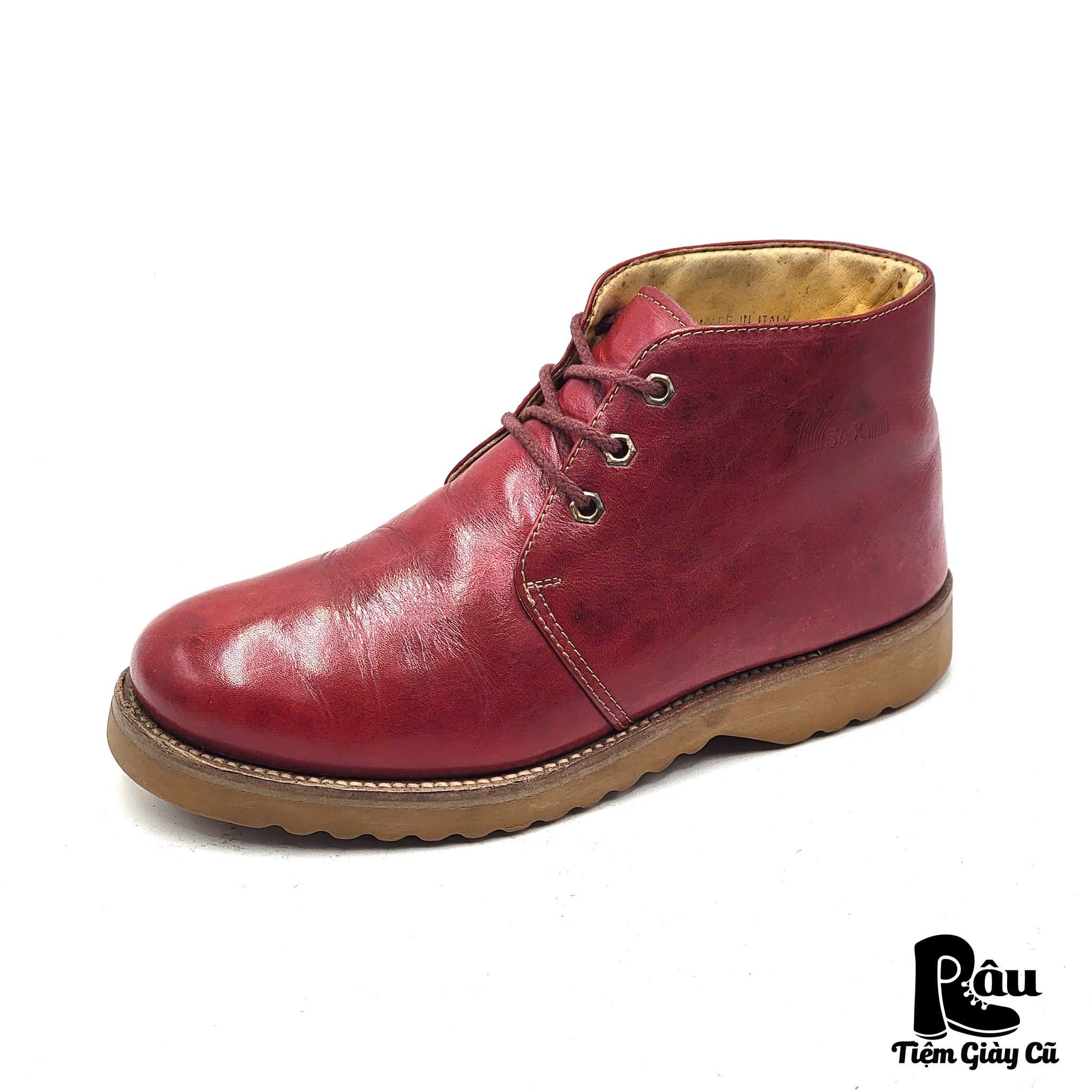  |SIZE 39| SAX VINTAGE RED CHUKKA BOOT Z39-8124 