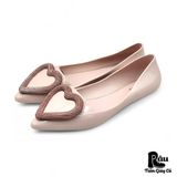  |SIZE 36| MELISSA POINTY HEART BALLET FLATS Z36-8127 