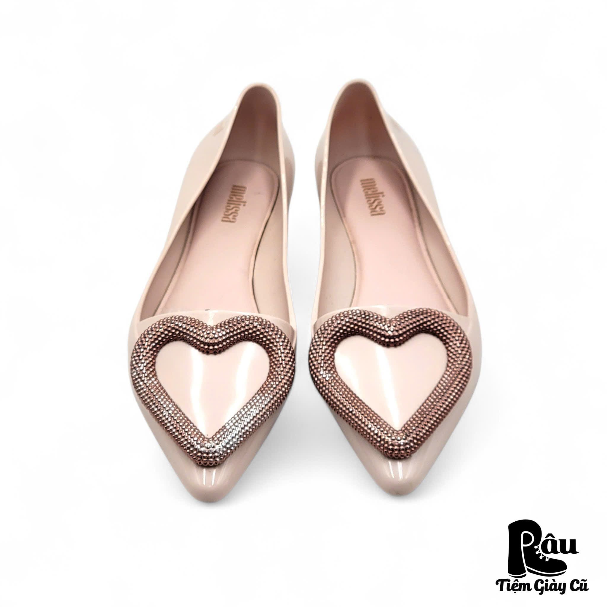  |SIZE 36| MELISSA POINTY HEART BALLET FLATS Z36-8127 