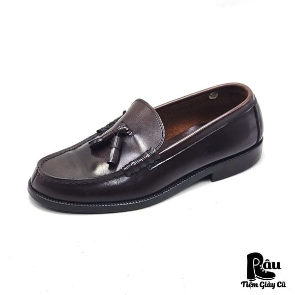  |SIZE 39| HARUTA 907 BROWN TASSEL LOAFER Z39-8135 