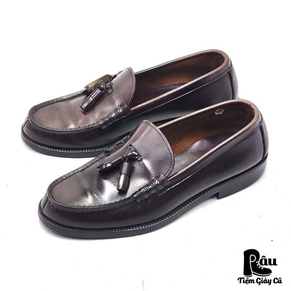  |SIZE 39| HARUTA 907 BROWN TASSEL LOAFER Z39-8135 