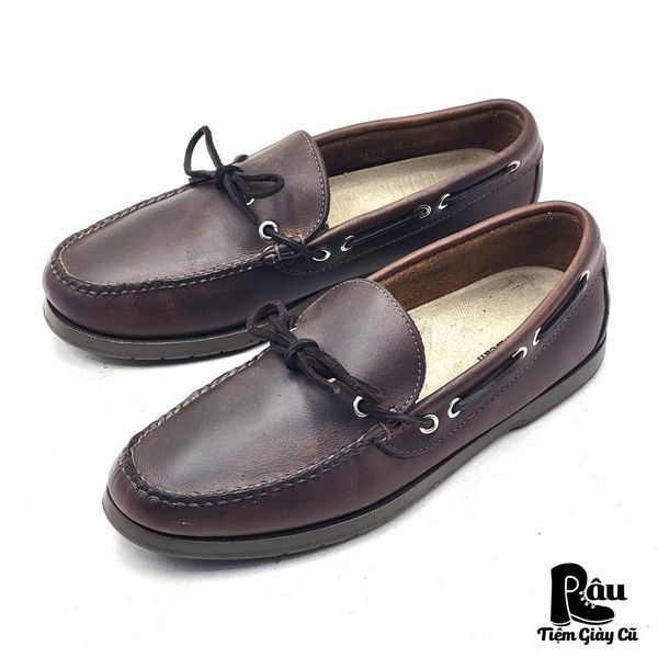  |SIZE 41| L.L.BEAN HANDSEWN CAMP MOCCASINS BOAT SHOES Z41-8138 