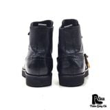  |SIZE 41| CESARE P. LIGHTWEIGHT BLACK  WINGTIP BROGUE BOOT Z41-8152 