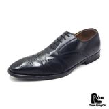  |SIZE 43| MAGNANNI 11422 BLACK BROGUE OXFORD SHOES Z43-8161 