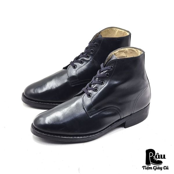  |SIZE 39| CALZATURIFICIO DEL BASENTO VINTAGE 80S ITALIAN MILITARY SERVICE BOOT Z39-8168 