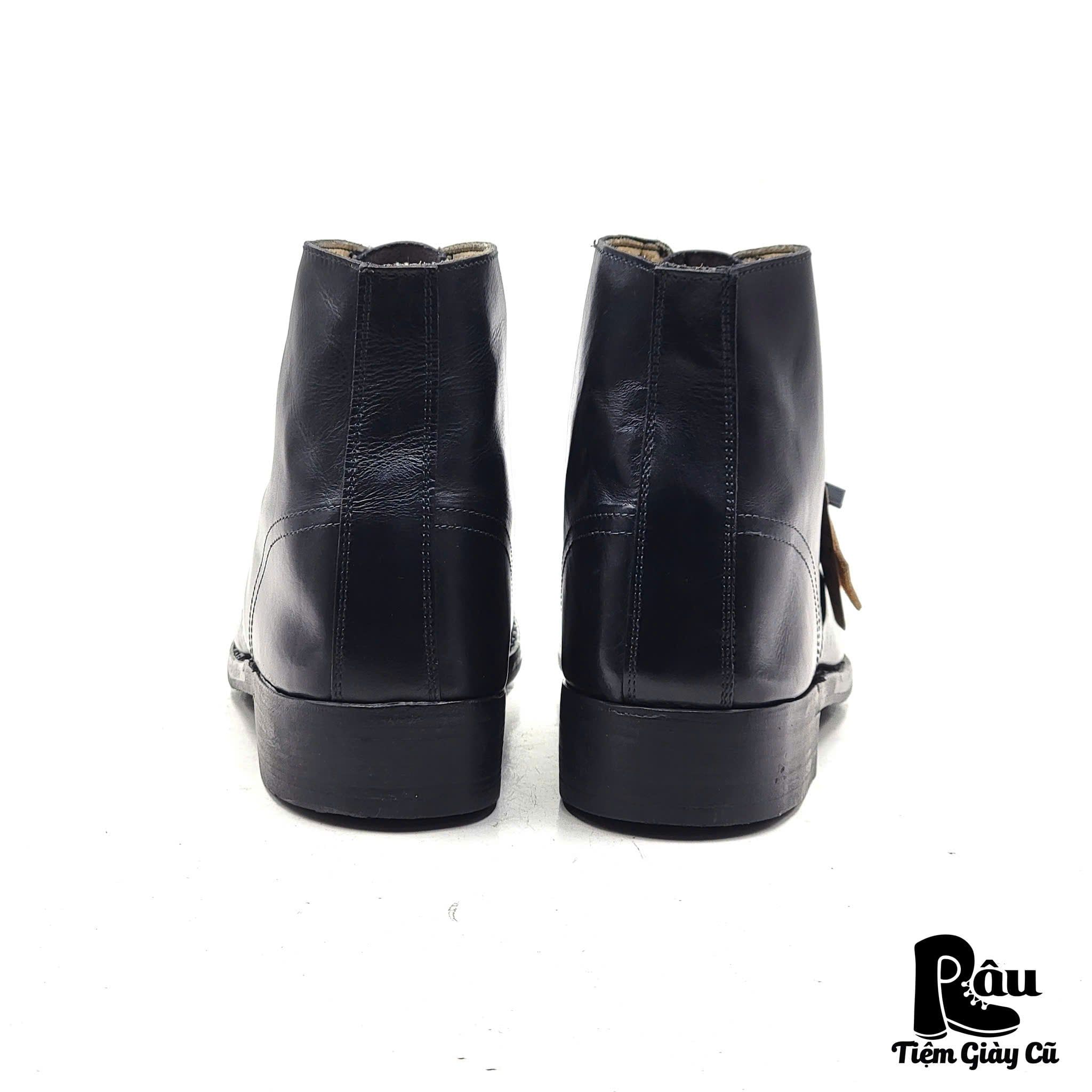  |SIZE 39| CALZATURIFICIO DEL BASENTO VINTAGE 80S ITALIAN MILITARY SERVICE BOOT Z39-8168 