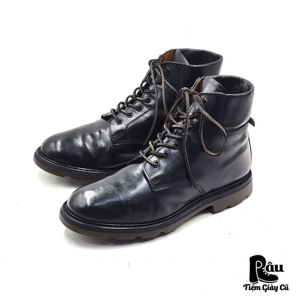  |SIZE 43| ALFRED SARGENT 3040/15 BLACK 7-EYE LACE-UP BOOT Z43-8175 