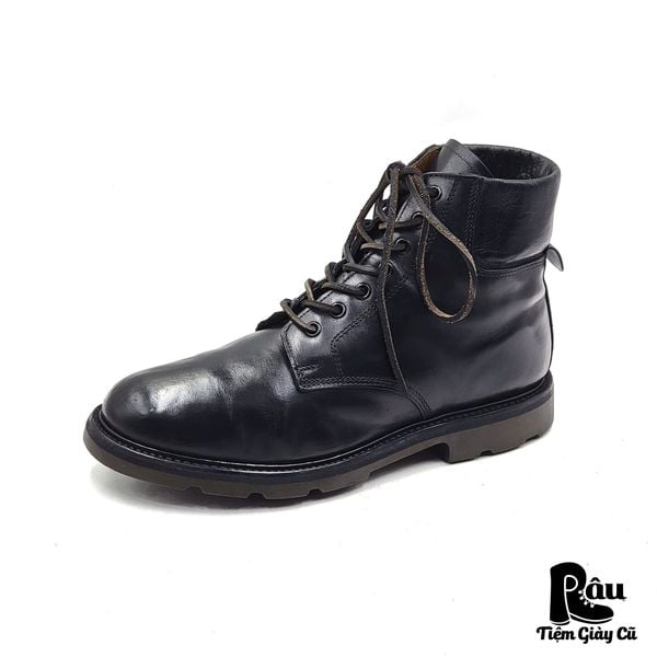  |SIZE 43| ALFRED SARGENT 3040/15 BLACK 7-EYE LACE-UP BOOT Z43-8175 