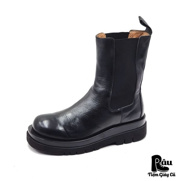  |SIZE 39| BLACK CHUNKY CHELSEA BOOT Z39-8164 