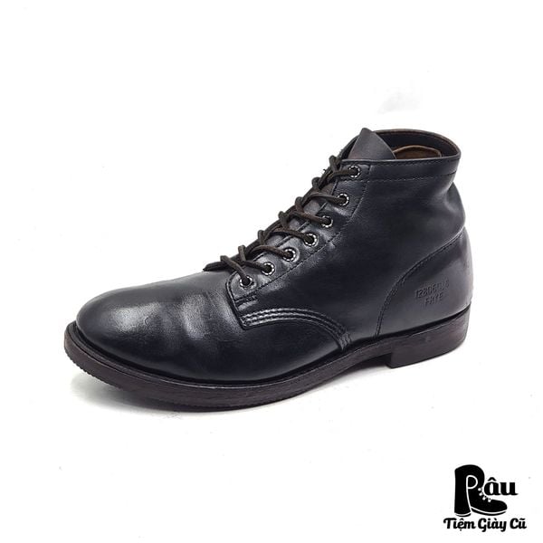  |SIZE 43.5| FRYE PRISON 12806036 BLACK TEACORE LACE-UP BOOT Z43.5-8173 