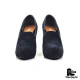  |SIZE 38| STRAWBERRY FIELDS 3153 BLACK SUEDE PUMB HIGH HEELS SHOES Z38-8177 