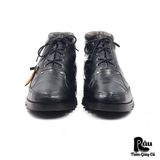 |SIZE 39| PLAYBOY VINTAGE 90S BLACK ANKLE LACE-UP BOOT AX39-8185 