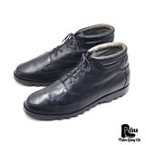  |SIZE 39| PLAYBOY VINTAGE 90S BLACK ANKLE LACE-UP BOOT AX39-8185 