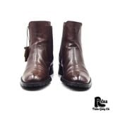  |SIZE 38.5| BROWN CHELSEA BOOT (VIBRAM COMMANDO SOLE) AX38.5-8186 