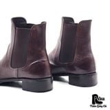  |SIZE 38.5| BROWN CHELSEA BOOT (VIBRAM COMMANDO SOLE) AX38.5-8186 