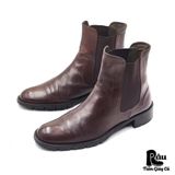  |SIZE 38.5| BROWN CHELSEA BOOT (VIBRAM COMMANDO SOLE) AX38.5-8186 