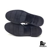  |SIZE 43| VINTAGE ITALIAN EMBOSSED DISTRESSED LEATHER LACE-UP BOOT (IPR SOLE) AX43-8189 