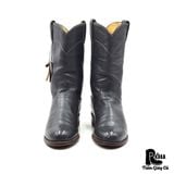  |SIZE 37| JUSTIN L3056 GRAY CLASSIC WESTERN ROPER BOOT AX37-8206 