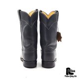  |SIZE 37| JUSTIN L3056 GRAY CLASSIC WESTERN ROPER BOOT AX37-8206 