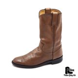  |SIZE 37.5| JUSTIN 3741 TAN CORONA CLASSIC WESTERN ROPER BOOT AX37.5-8203 