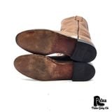  |SIZE 37.5| JUSTIN 3741 TAN CORONA CLASSIC WESTERN ROPER BOOT AX37.5-8203 