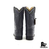  |SIZE 37.5| JUSTIN L3056 GRAY CLASSIC WESTERN ROPER BOOT AX37.5-8205 