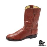  |SIZE 38| JUSTIN 3145 RED RUSSET CLASSIC WESTERN ROPER BOOT AX38-8204 