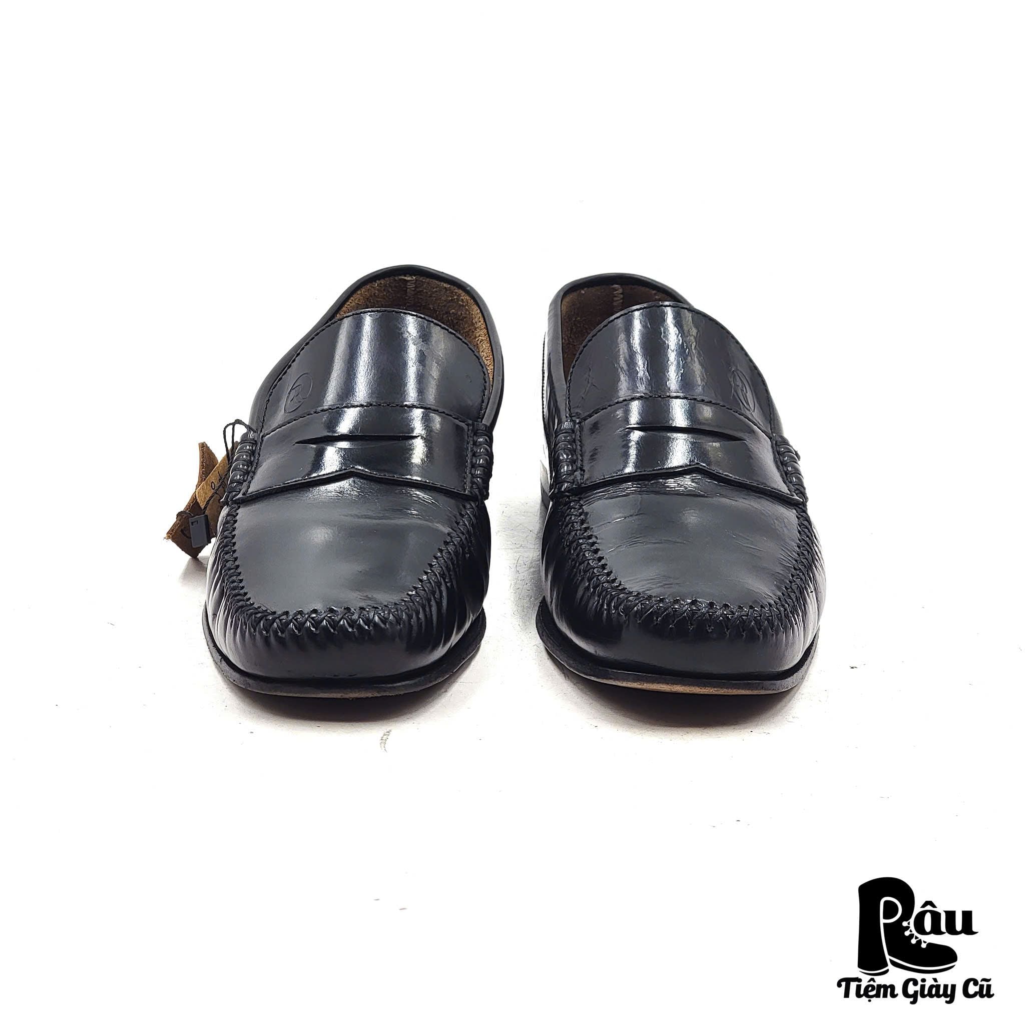  |SIZE 39| CARLO TORRECCI BLACK PENNY LOAFER AX39-8210 