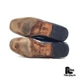  |SIZE 39| CARLO TORRECCI BLACK PENNY LOAFER AX39-8210 