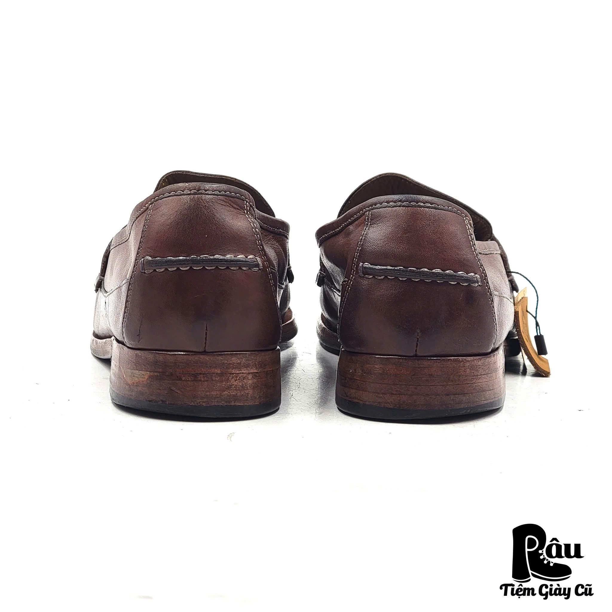  |SIZE 41| JOHNSTON & MURPHY 3340 RICH BROWN PENNY LOAFER AX41-8213 