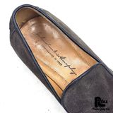  |SIZE 41| JOHNSTON & MURPHY TISLON SUEDE WAXED VENETIAN LOAFER AX41-8214 