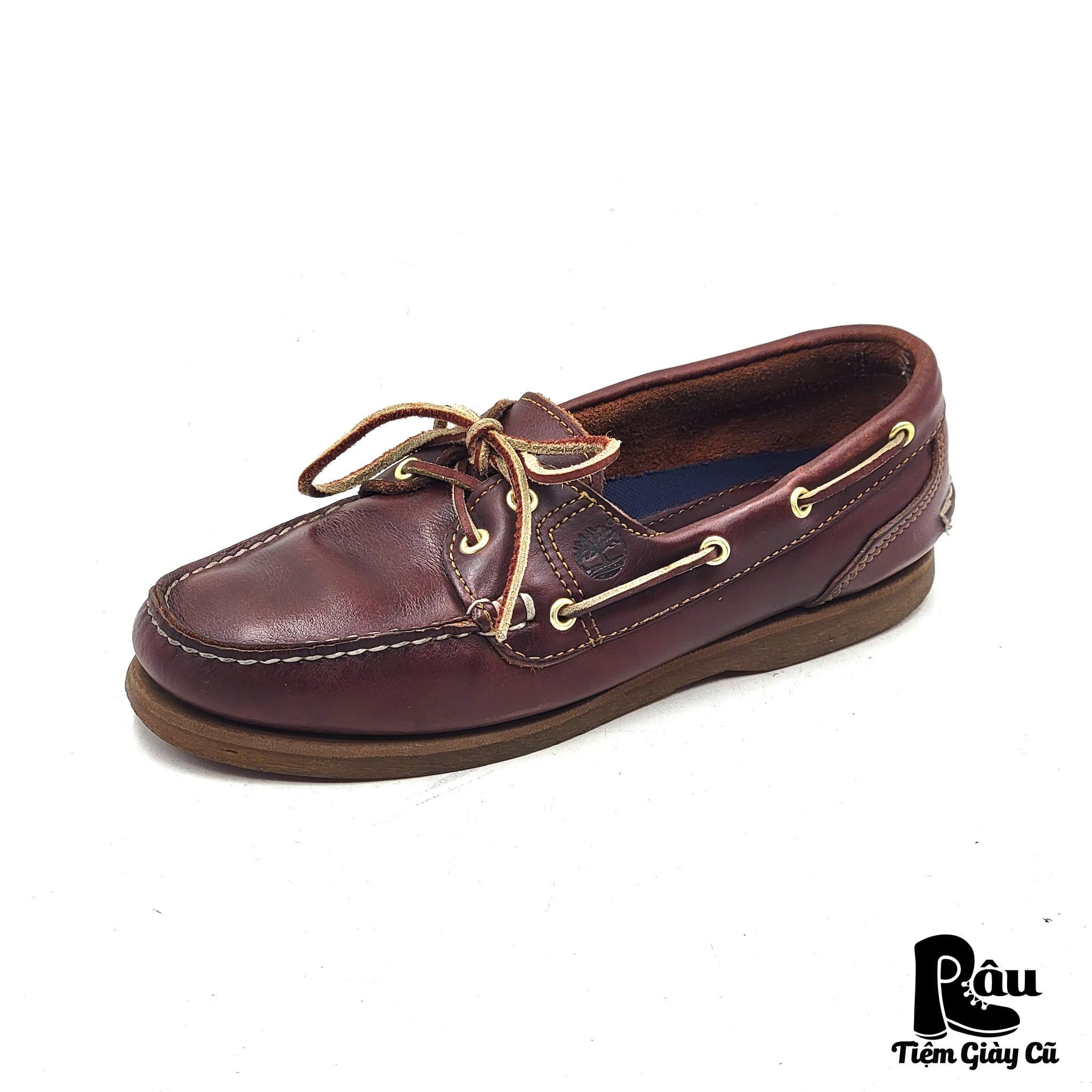  |SIZE 38| TIMBERLAND 72333 CLASSIC AMHERST 2-EYE BOAT SHOES AX38-8215 