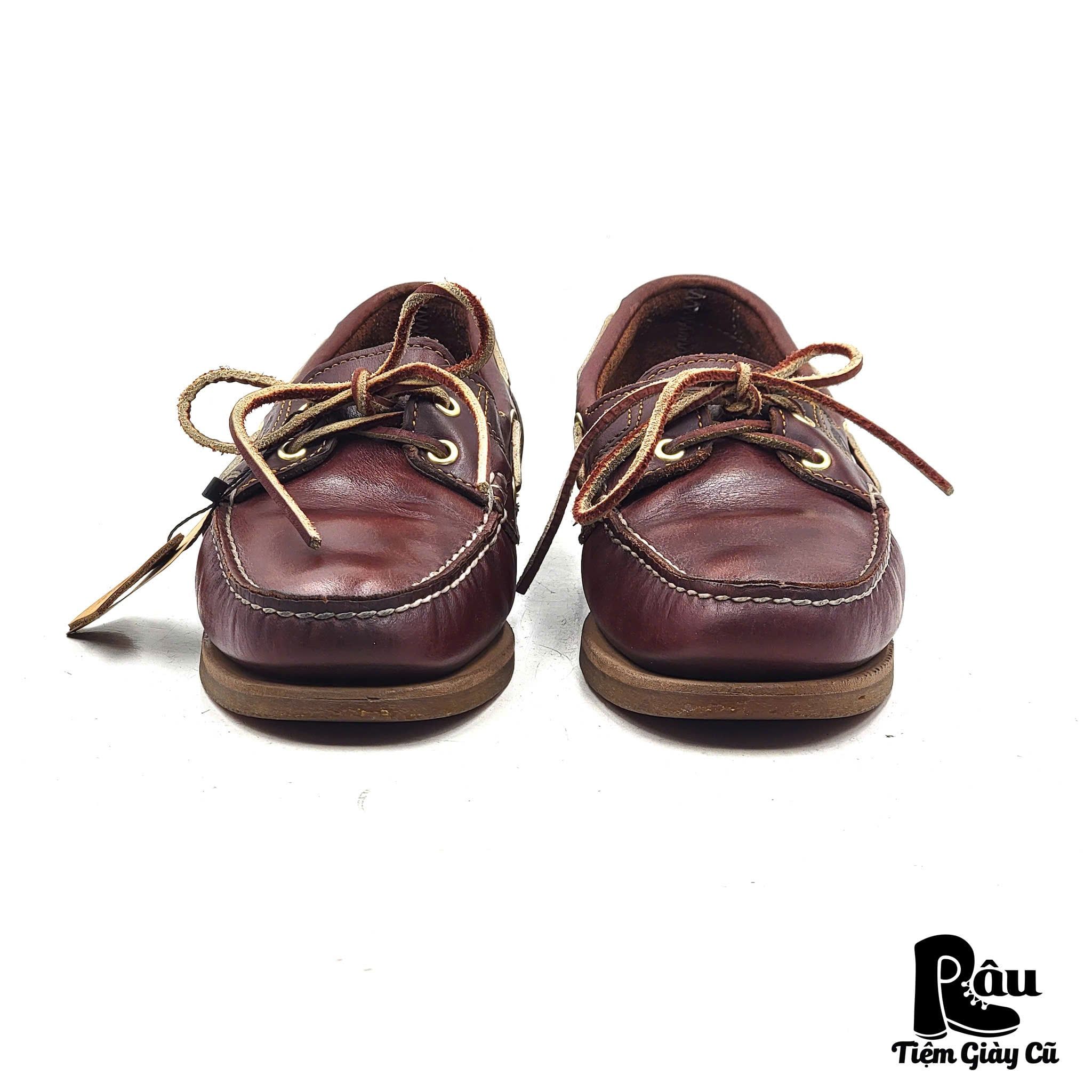  |SIZE 38| TIMBERLAND 72333 CLASSIC AMHERST 2-EYE BOAT SHOES AX38-8215 