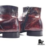  |SIZE 41| JO GHOST 812 PELLAME DIVER BORDO SIDE-ZIP DRESS BOOT Z41-8226 