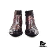  |SIZE 41| JO GHOST 812 PELLAME DIVER BORDO SIDE-ZIP DRESS BOOT Z41-8226 