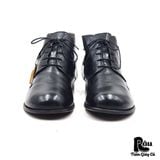  |SIZE 43| MOMA BLACK VEGTAN ANKLE LACE-UP BOOT Z43-8244 