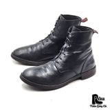  |SIZE 43| MOMA BLACK MINIMAL LACE-UP BOOT Z43-8245 