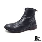  |SIZE 43| MOMA BLACK MINIMAL LACE-UP BOOT Z43-8245 