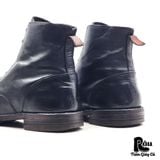  |SIZE 43| MOMA BLACK MINIMAL LACE-UP BOOT Z43-8245 
