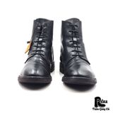  |SIZE 43| MOMA BLACK MINIMAL LACE-UP BOOT Z43-8245 