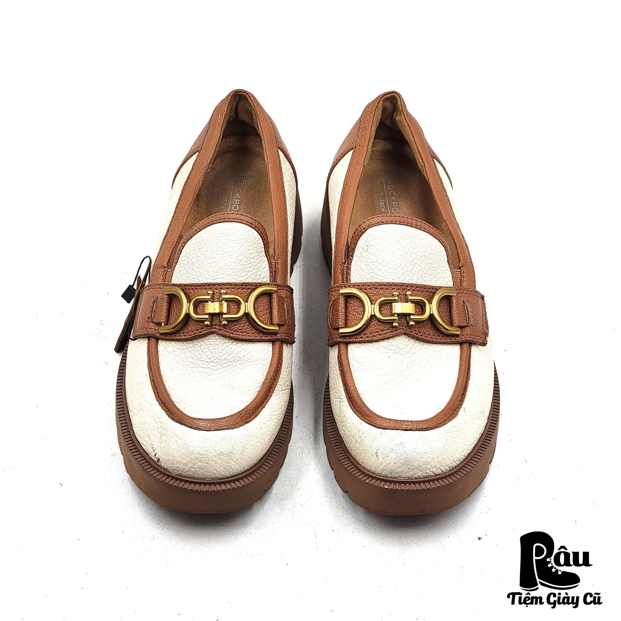  |SIZE 38.5| ROCKPORT TRUTECH SHRUNKEN LAMBSKIN LOAFER AX38.5-8235 