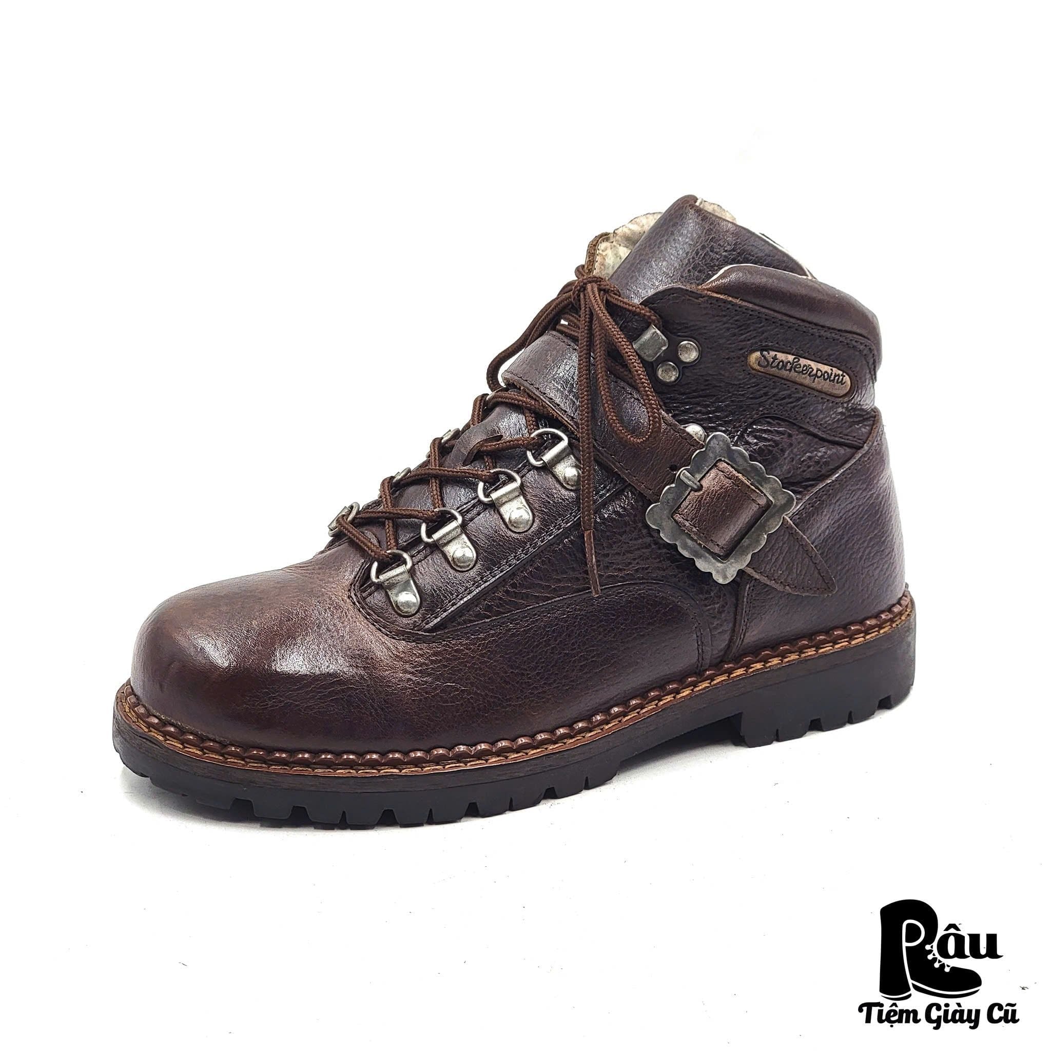  |SIZE 39| STOCKERPOINT VINTAGE BUCKLE HIKING BOOT Z39-8229 