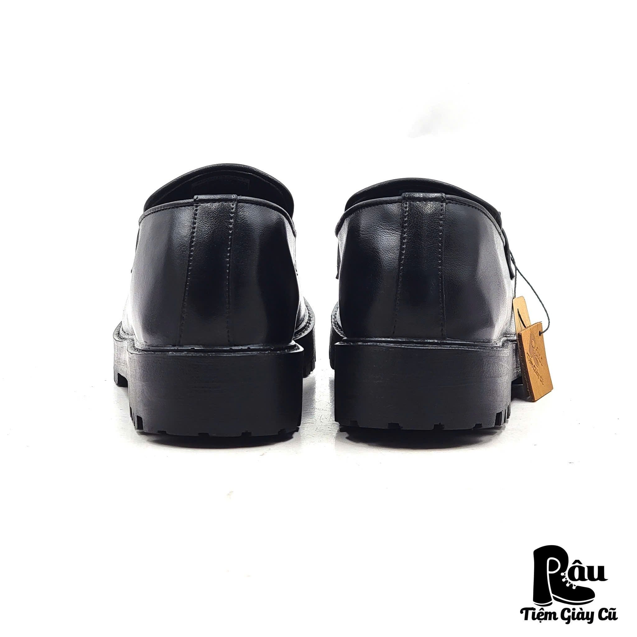  |SIZE 41| MIAMI PROJECT BLACK CHUNKY HORSEBIT LOAFER Z41-8255 