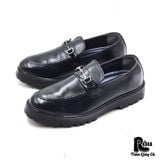  |SIZE 41| MIAMI PROJECT BLACK CHUNKY HORSEBIT LOAFER Z41-8255 