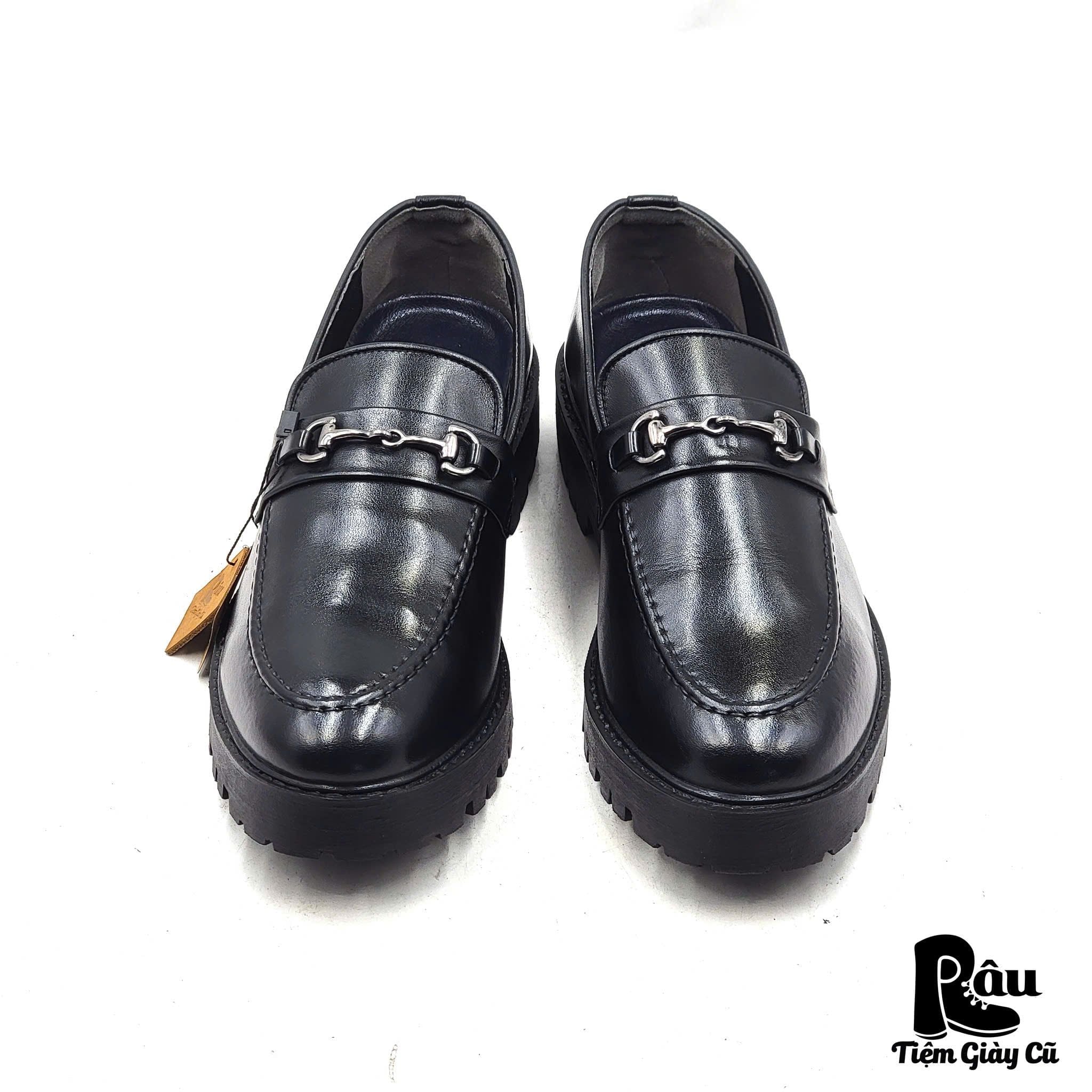  |SIZE 41| MIAMI PROJECT BLACK CHUNKY HORSEBIT LOAFER Z41-8255 