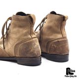  |SIZE 39| VINTAGE SHOE COMPANY VS2301 LILLY BROWN DISTRESSED LACE-UP BOOT AX39-8225 