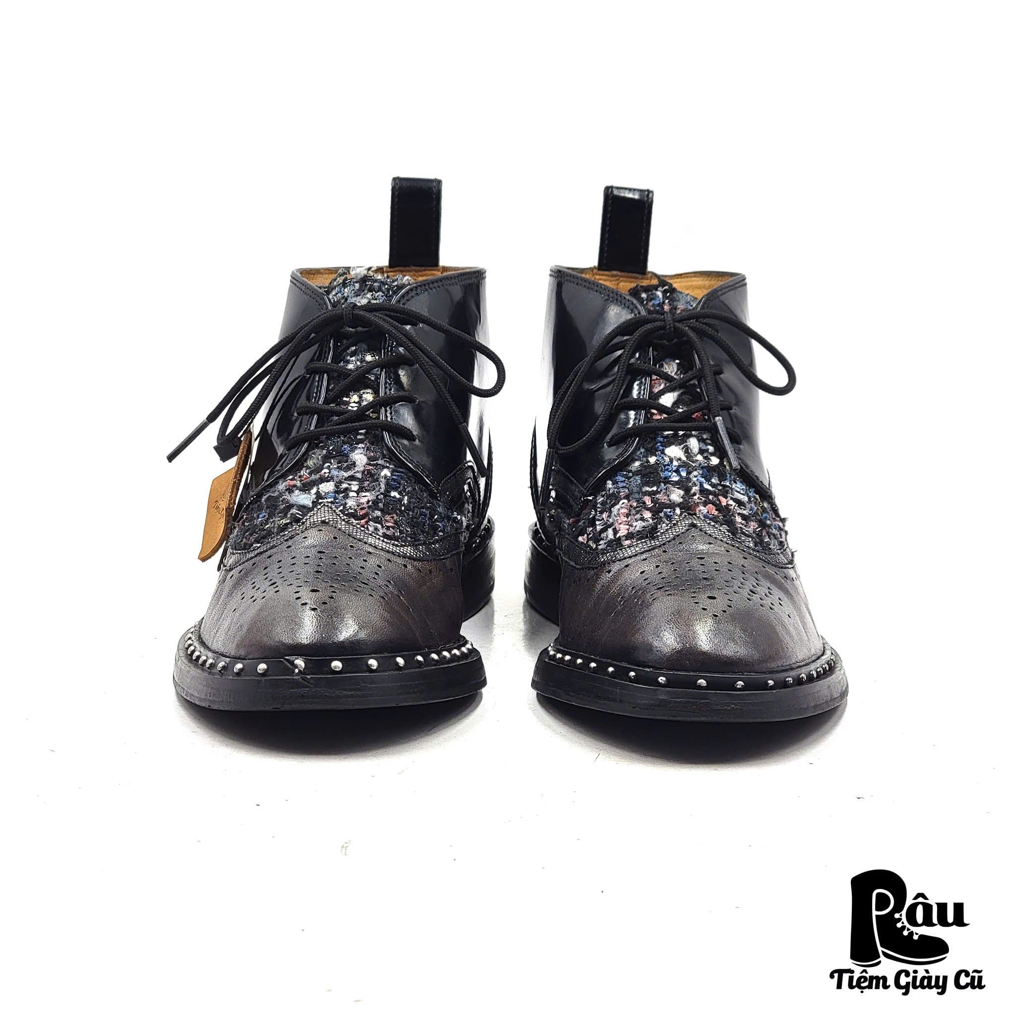  |SIZE 38| MELVIN & HAMILTON SALLY 30 WINGTIP LACE-UP BOOT AX38-8212 