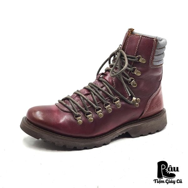  |SIZE 41| PATH FINDER PF8653 BURGUNDY HIKING ANKLE BOOT Z41-8259 