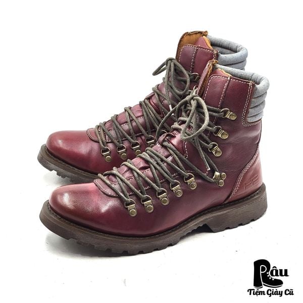  |SIZE 41| PATH FINDER PF8653 BURGUNDY HIKING ANKLE BOOT Z41-8259 